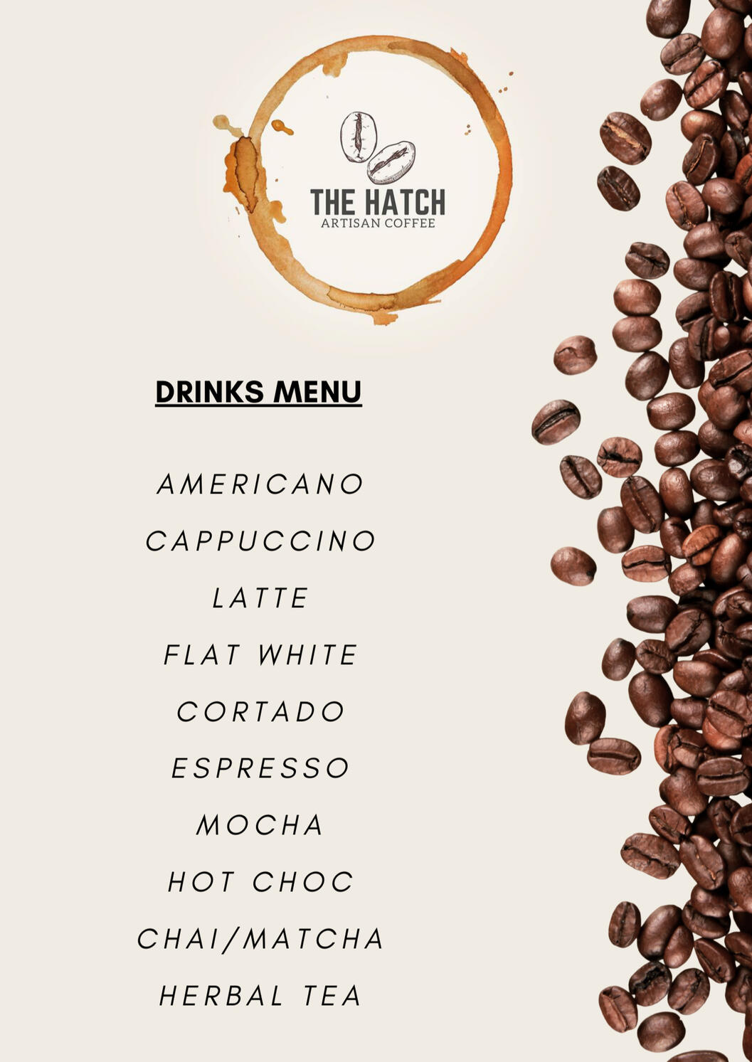 Hatch Menu Hatch Menu